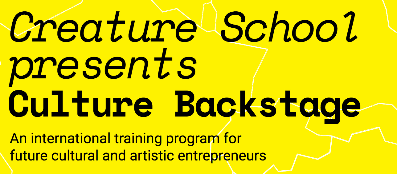 [:de]Culture Backstage - an international training program for future cultural and artistic entrepreneurs[:]